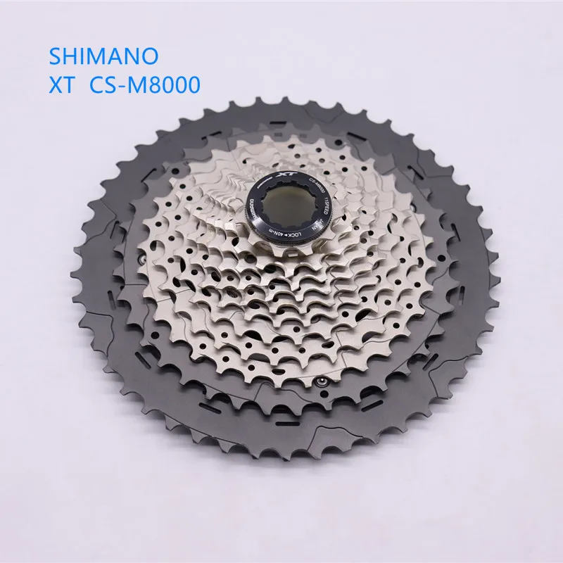 SHIMANO original XT CS M8000 11S 11 SPEED MTB Mountain Bike cassette Freewheel 11-42T 11-46T  Bicycle Sprocket M7000 compatible