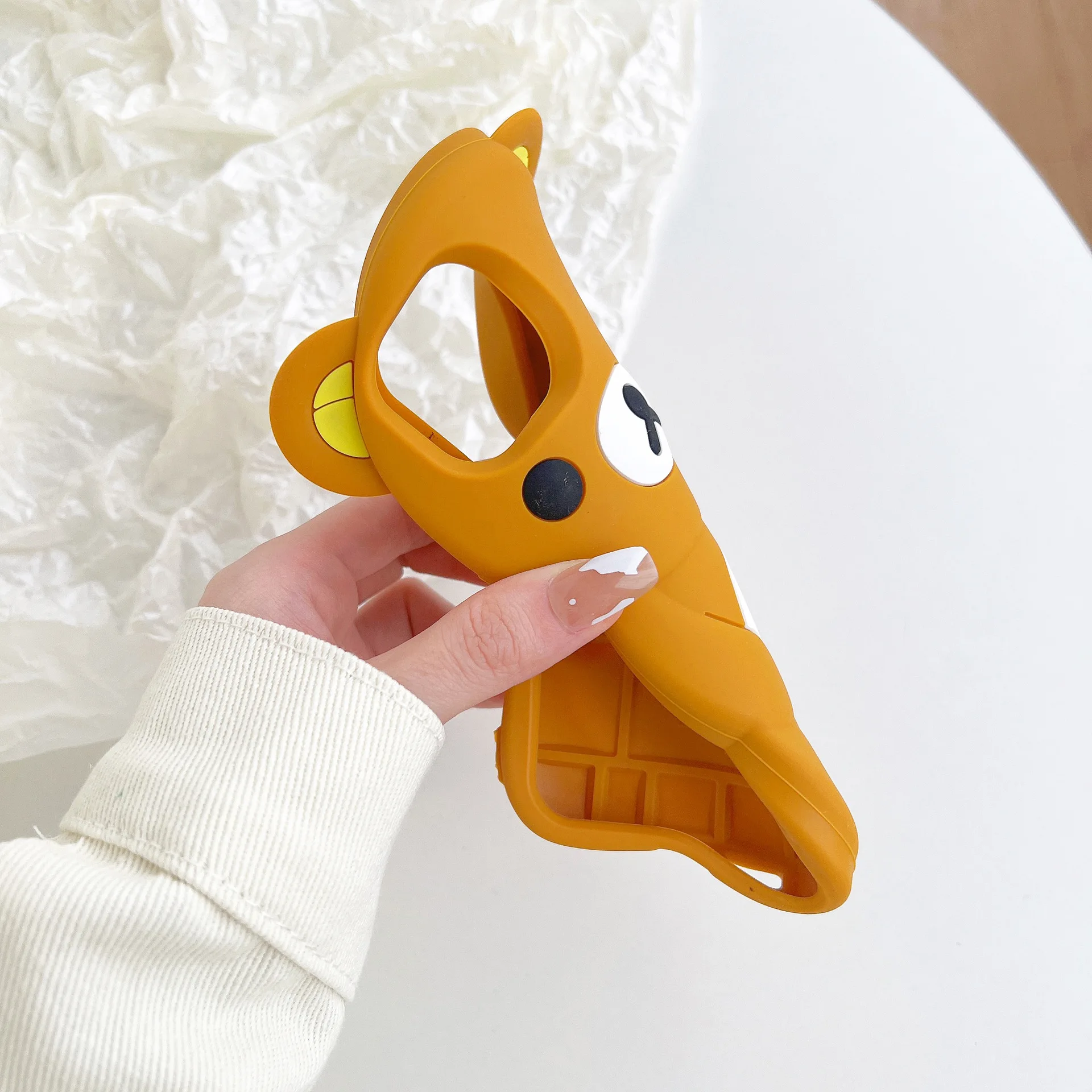 Für iPhone 18 17 16 15 14 13 12 11 Pro Max mini Plus Xs XR 6 7 8 Plus Brillen Rilakkuma Bär Silikon Weiche Hülle – Detail 13