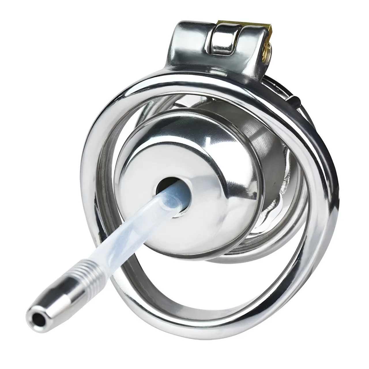 Butterfly penis glans stainless steel metal chastity lock, male device lock, birdcage chastity device wholesale agent sex toys - view 4