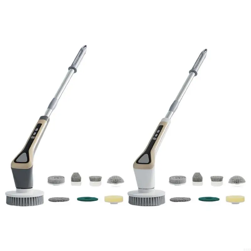 918d Điện spin spin scrubber swature scewing Brush để làm sạch 7 đầu thay thế