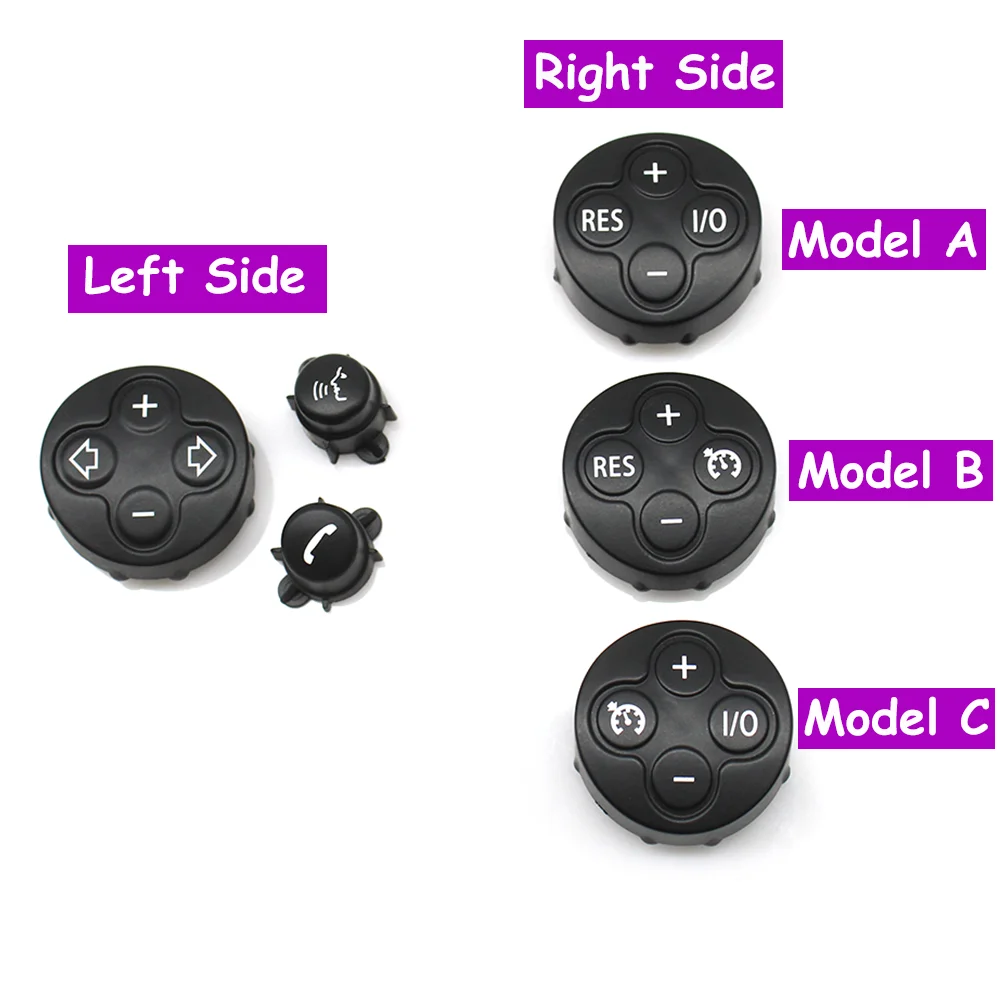 R55 R56 R57 R58 R59 R60 R61 Car Multifunction Steering Wheel Volume Button Cover Cruise Control Switch Trim For BMW MINI