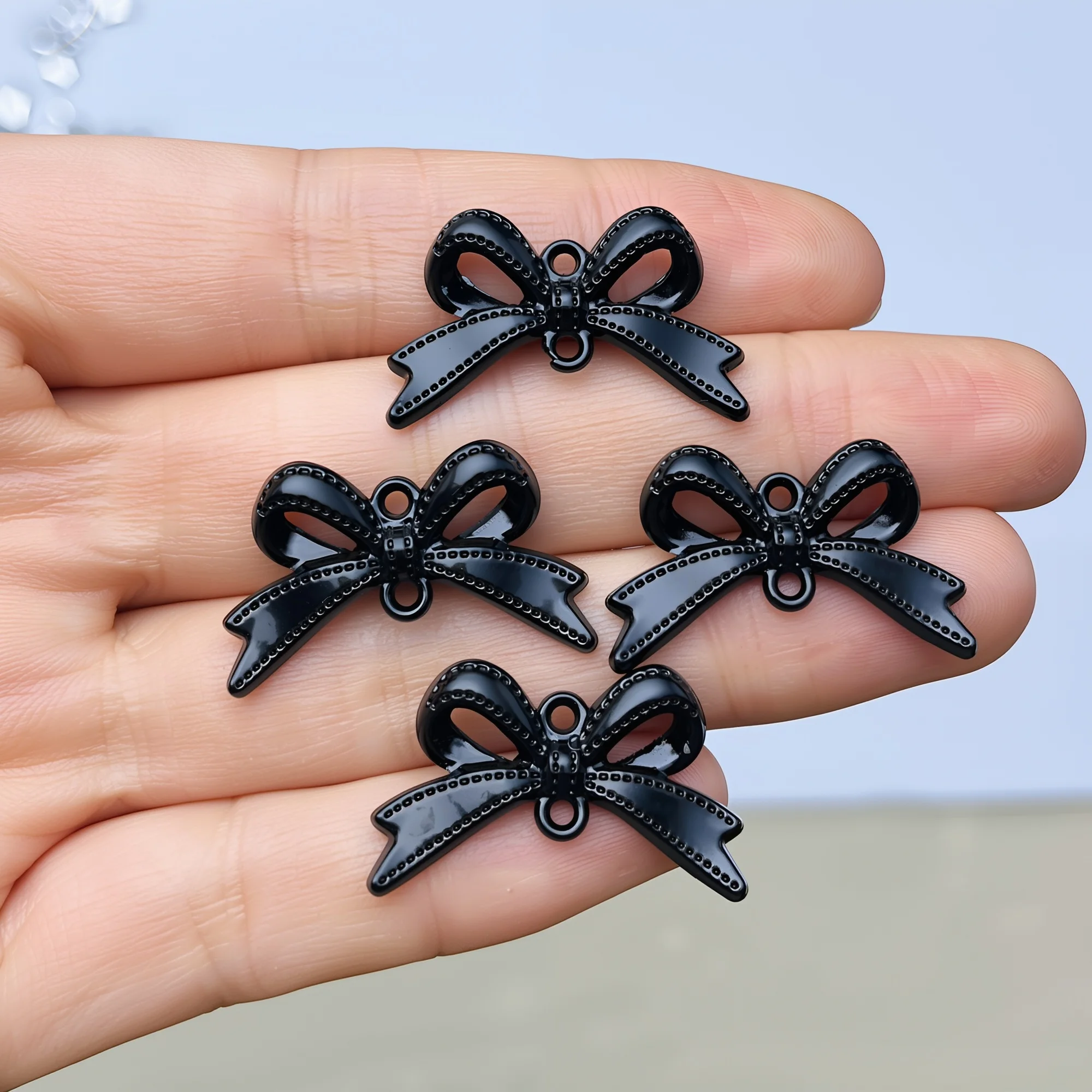 10pcs Butterfly Pendant Connectors Bow Alloy Pendants Jewelry Connectors Handmade Necklace Earrings DIY Jewelry Making Findings