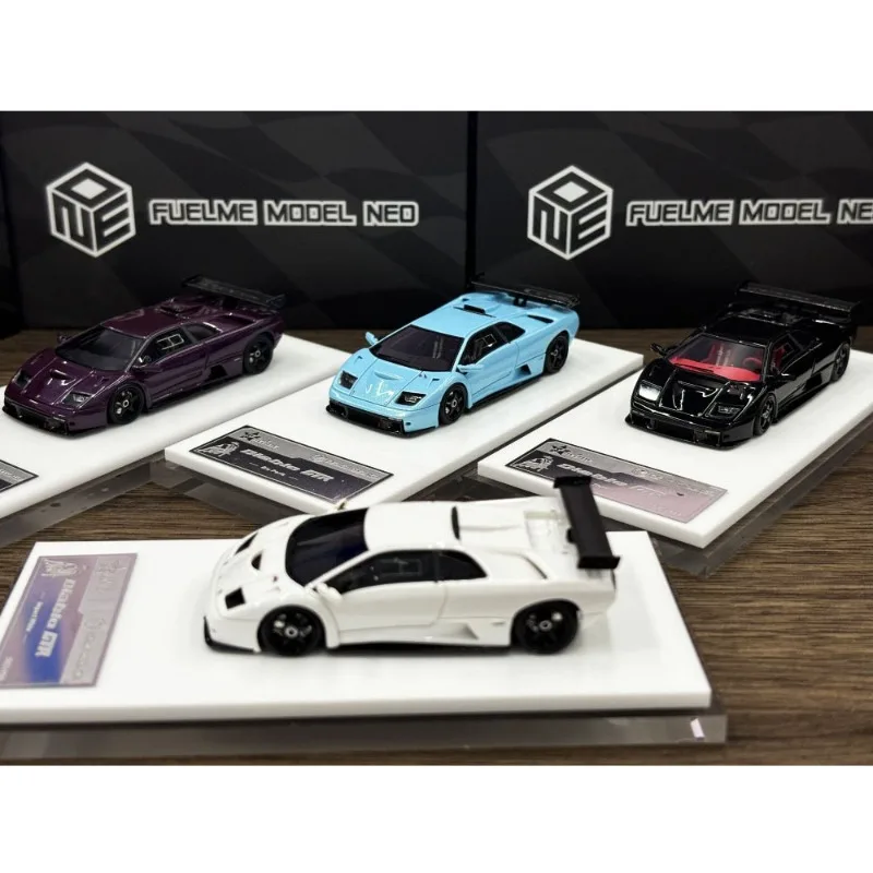 

FuelMe 1:64 Lamborghini Diablo GTR литая имитация модели автомобиля из смолы, игрушка для мальчиков, коллекционное украшение для взрослых.
