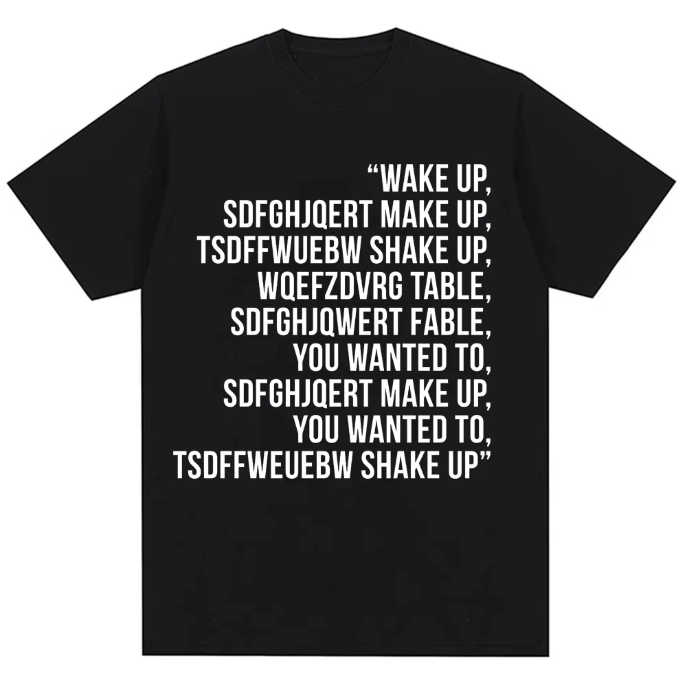 Wake Up System of A Down Chop Suey T Shirts Men Women Fashion Rock Band Hip Hop Vintage T-shirt Casual pure Cotton T Shirts