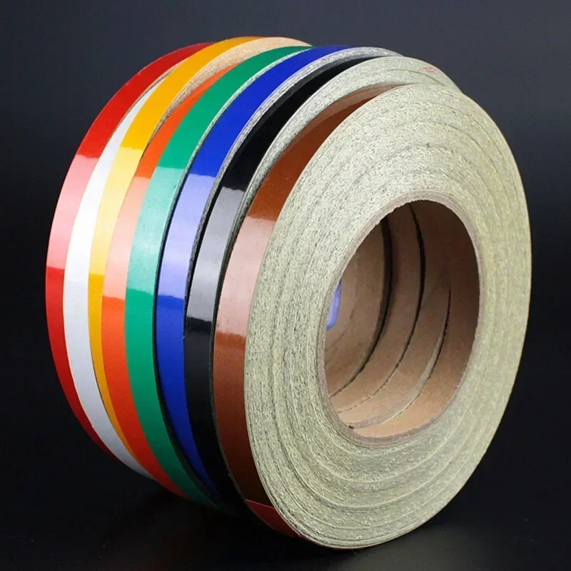 45 Meters Car Styling Reflective Tape Funny DIY Stickers Automotive Car Motorcycle Wheel Hub Rim Stripe Decal Warning Safety