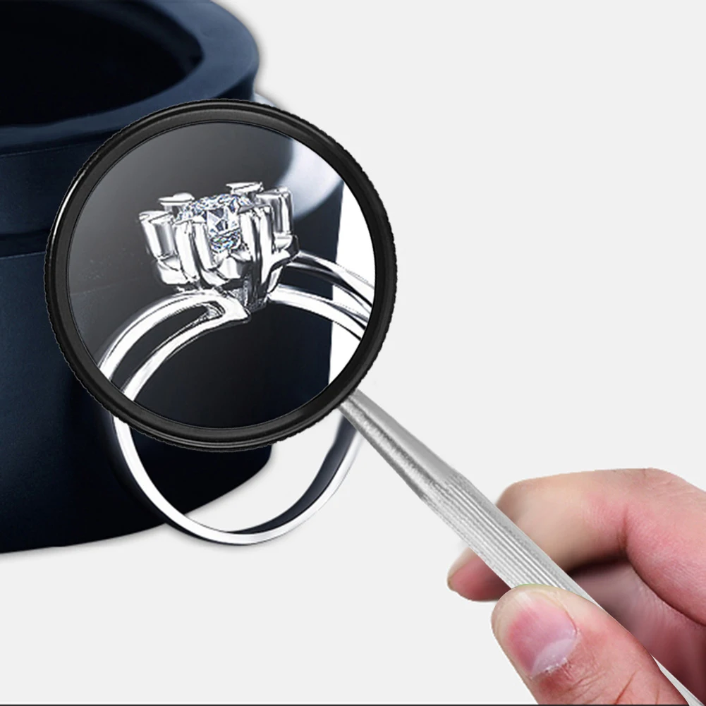 عدسة مكبرة بصرية محمولة باليد مقاس 35 × 50 مكبر أحادي لتقييم المجوهرات