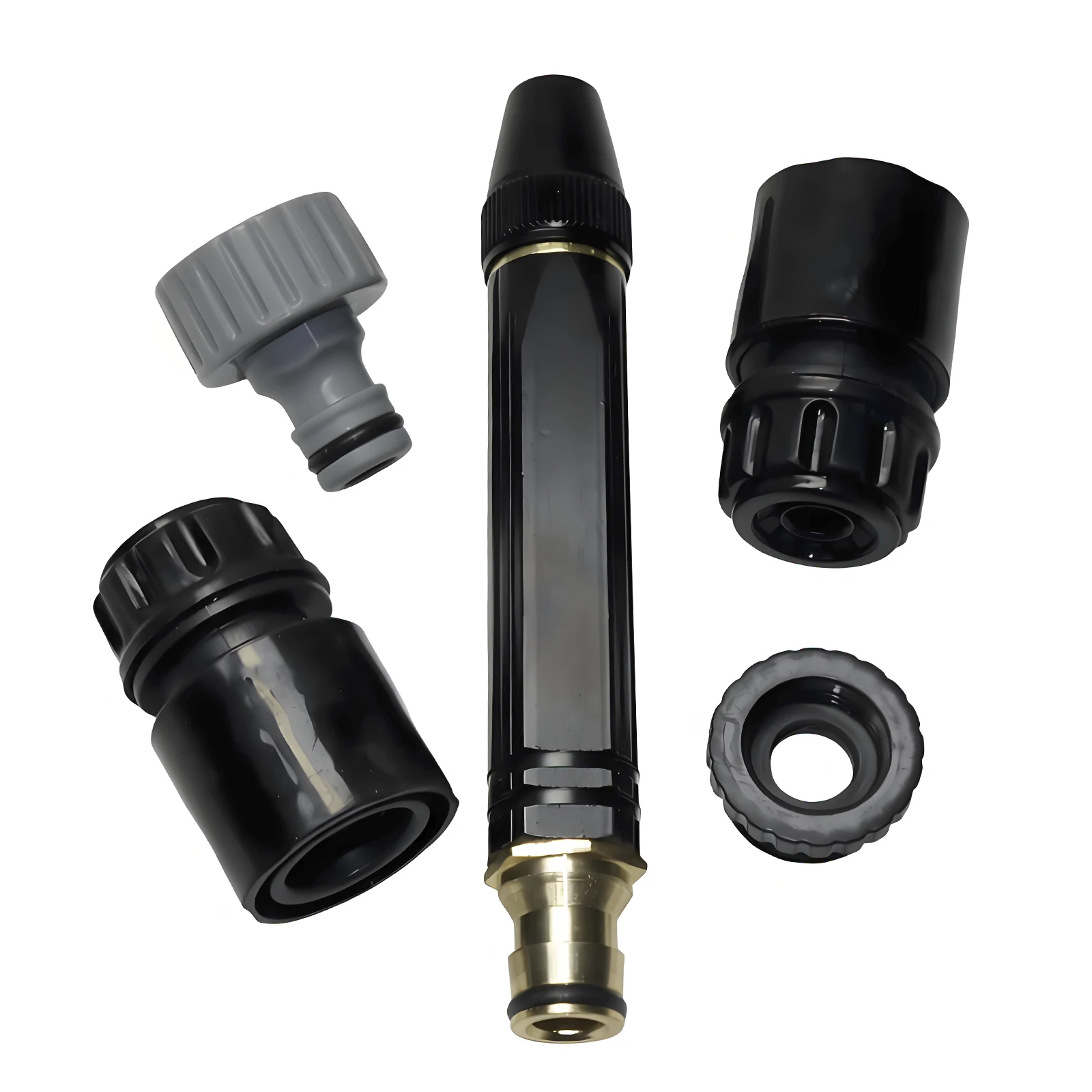 

1Set 4Pc Aluminum alloy Car Wash Water Gun Household Rinse High Pressure Powerful Artifact Nozzle Accessories