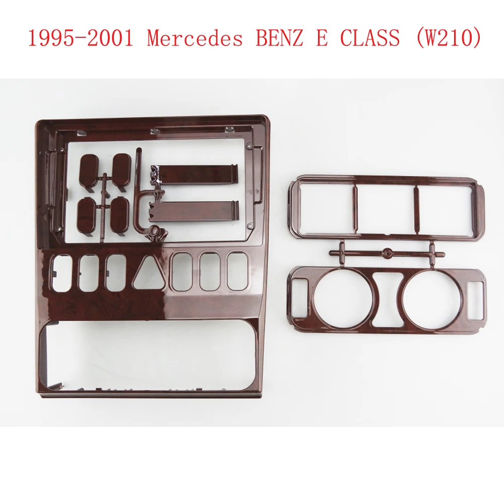 

2DIN 9 INCH Car Android Radio Stereo Player Frame Fascia For Mercedes Benz E Class W210 1995-2001