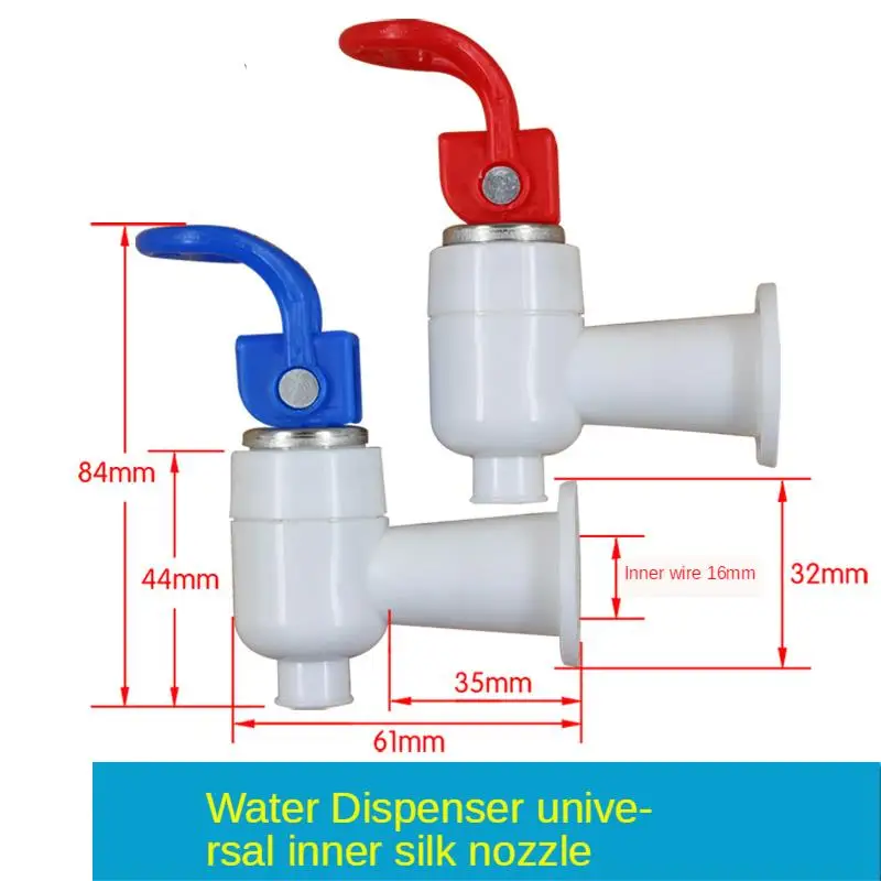 Water dispenser faucet red and blue hot and cold water outlet water dispenser accessories drinking faucet