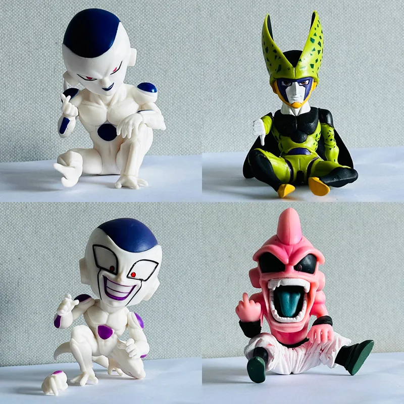 

Новая аниме-фигурка Dragon Ball Z: Волшебник Бу с вытянутым средним пальцем, коллекционная модель из ПВХ, игрушка, украшение, ACG