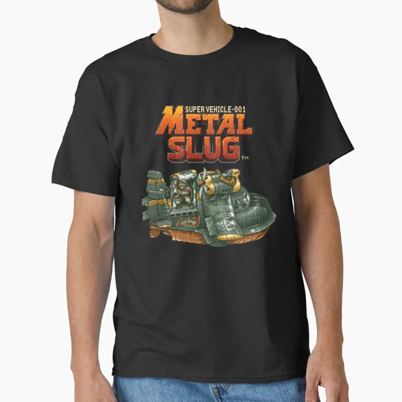 

Hairbuster Riberts 80s videogame Metal Slug Retro Arcade Full Army Shooting War Game gift T shirt for men Large size Tops S-6XL