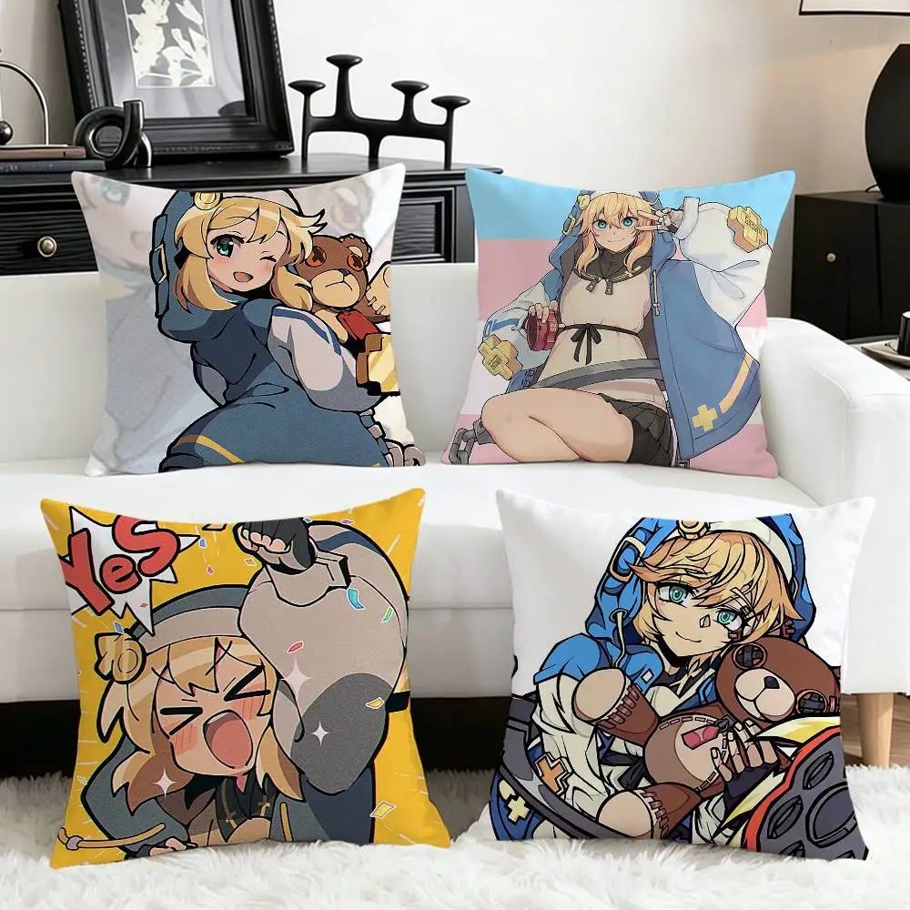Bridget Guilty Gear Game   Various Sizes Square Pillow Case For Car Home Bedchamber Decor