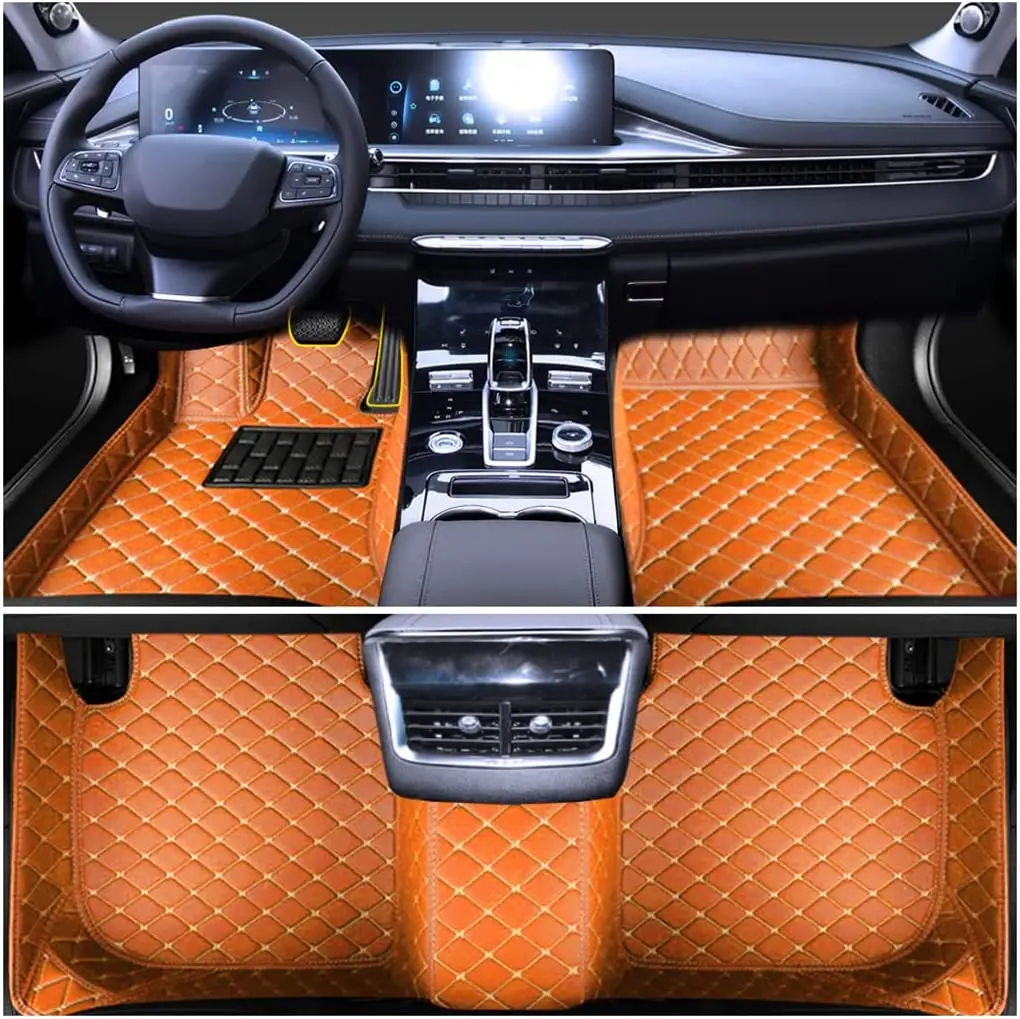 Customized Leather Car Floor Mats For BMW X1 X2 X3 X4 X5 X6 X7  Waterproof, Anti-Slip, Suitable for Cars, SUVs, Trucks