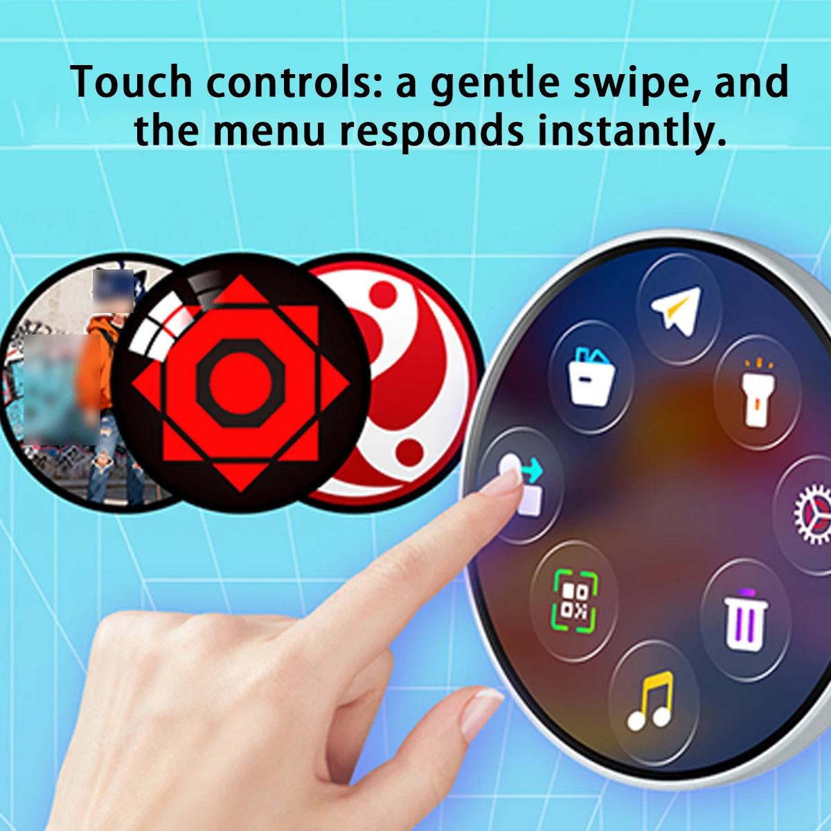 애니메이션 애호가를 위한 새해 선물 애니메이션 전자 액자 DIY 배지 컬러 스크린은 당신의 독특함을 표현합니다