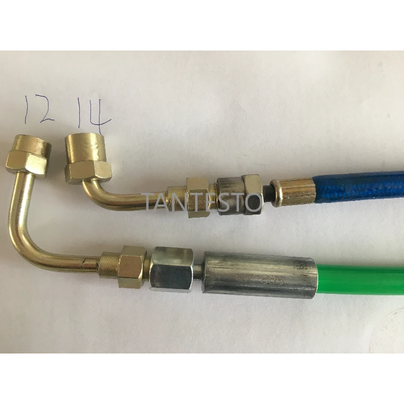 CRIN Test Bench Fuel Line Pipe Conversion Jiont Adaptors Repair Tools M14-12 M14-14/16/18/20