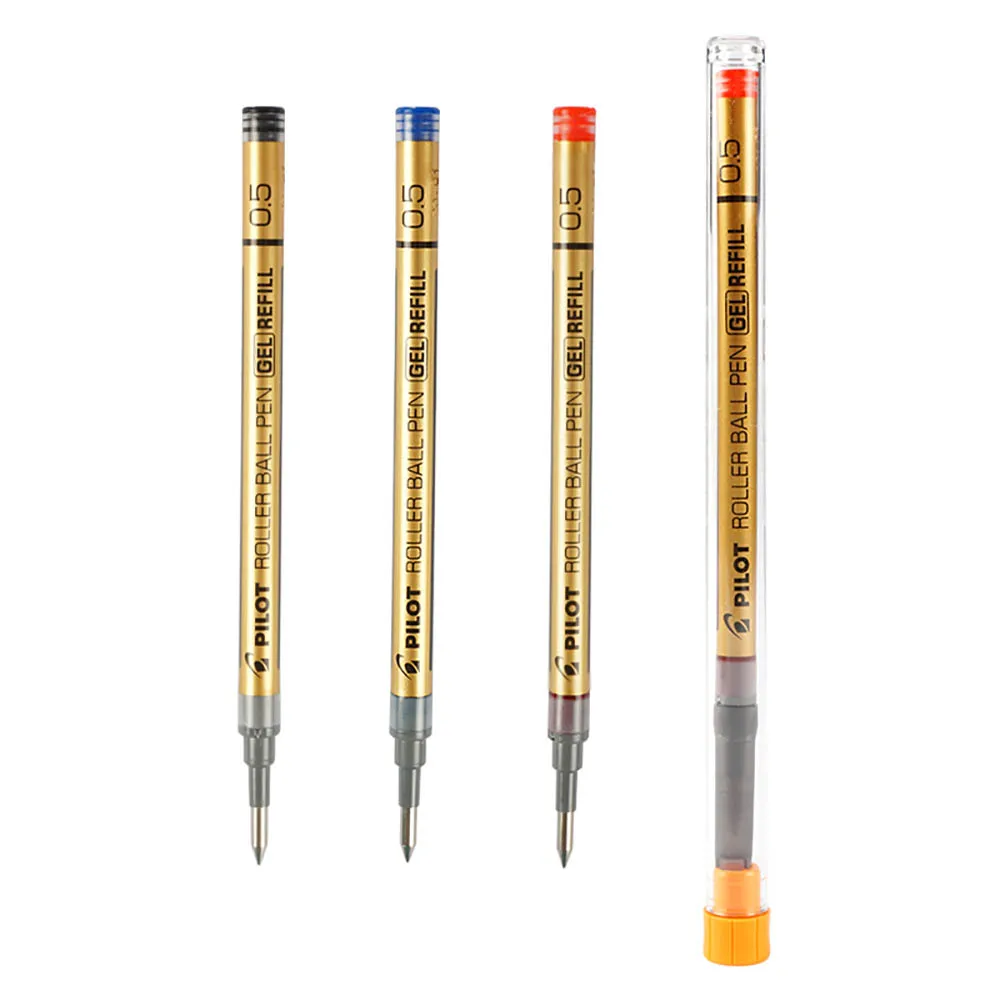 3 Pcs Japanese Stationery PILOT Gel Pens TIMELINE Refill Large Capacity Ink Refill BLG 0.5mm/0.7mm School Supplies