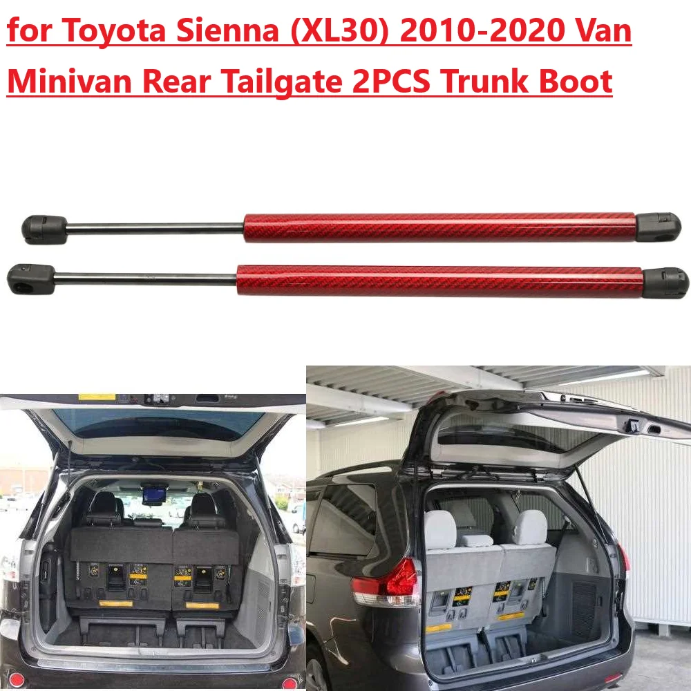 

Комплект из 2 газовых упоров (амортизаторов) для задней двери багажника TOYOTA Sienna 2010-2018 (модели ASL30/GSL30/GSL35/XL30)