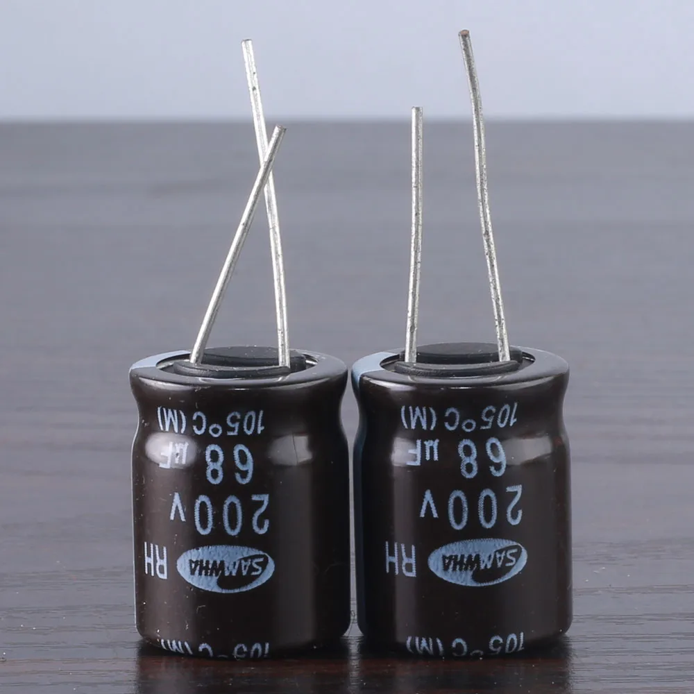 

10pcs SAMWHA RH 200v 68uf 16x20mm electrolytic Capacitor 105°C