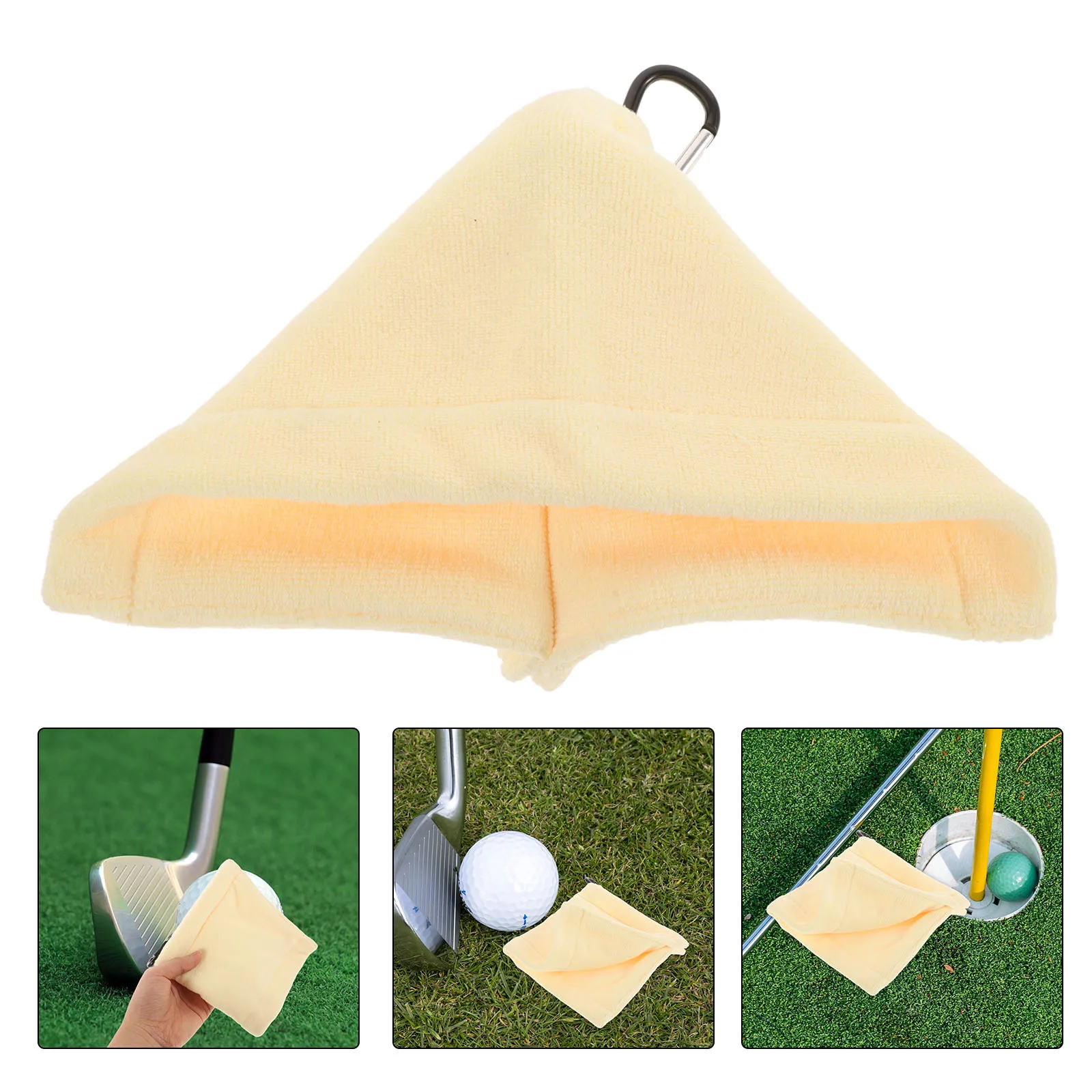

Golf Towel Microfiber Cleaning Cloth For Clubs Balls Soft Absorbent Sports Towel Men Women Washable Durable Golf