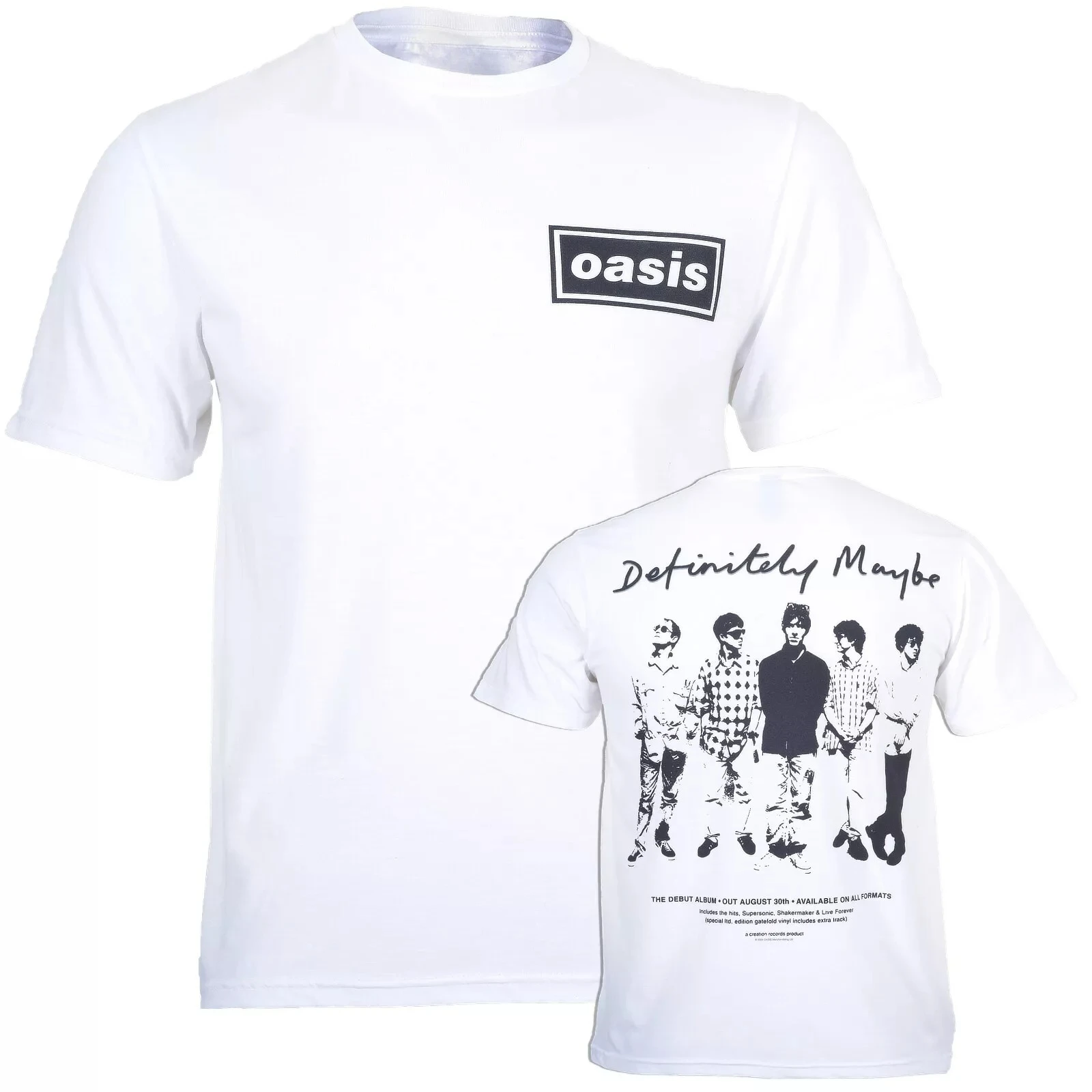 

Oasis T Shirt Maine Road Event Official Reunion Tour 2025 New_ High-end Luxury Is for Both Men and Women Top 100% Cotton T-shirt
