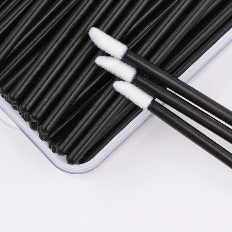 Pinceau applicateur de mascara non pelucheux, brosses à cils, baguettes pour le maquillage et les extensions de cils, 50 pièces, 100 pièces