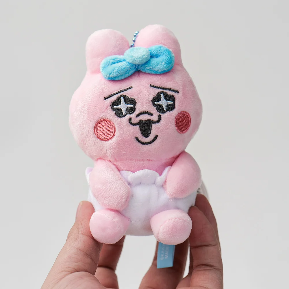 พวงกุญแจห้อยกระเป๋าตุ๊กตาของเล่นกระต่ายสีชมพูกางเกงตลกการ์ตูนญี่ปุ่นของขวัญจี้ตุ๊กตากระต่ายสีชมพูน่ารักสำหรับเด็กผู้หญิง