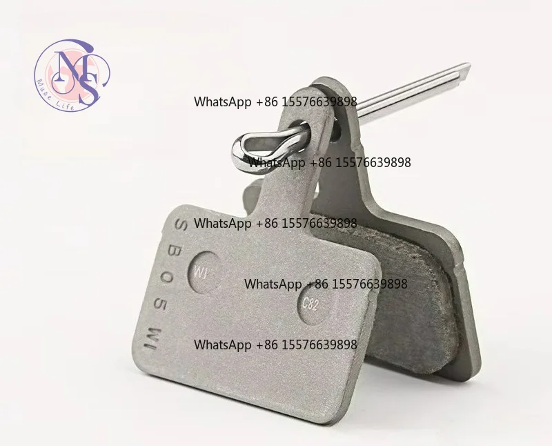 ZOCI-FOR Resin Disc Brake Pads, Silent Quick Locking Brake Pad with Rapid Heat Dissipation, Bicycle Brake Replacement Parts