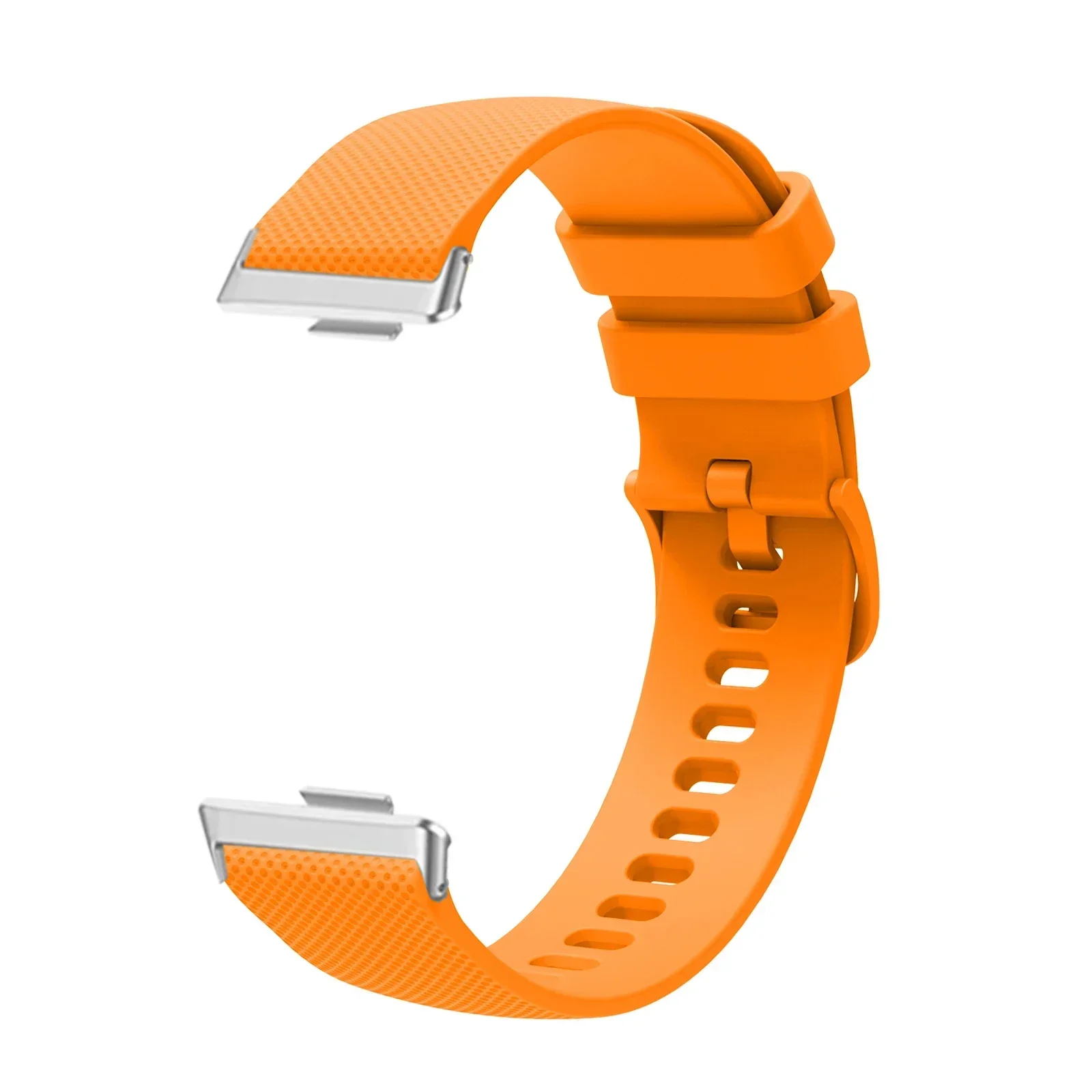 Huawei Watch Fit 3/4/4 Pro対応 スポーツシリコンストラップ 通気性 ソフトブレスレット ウォッチバンド リストバンド