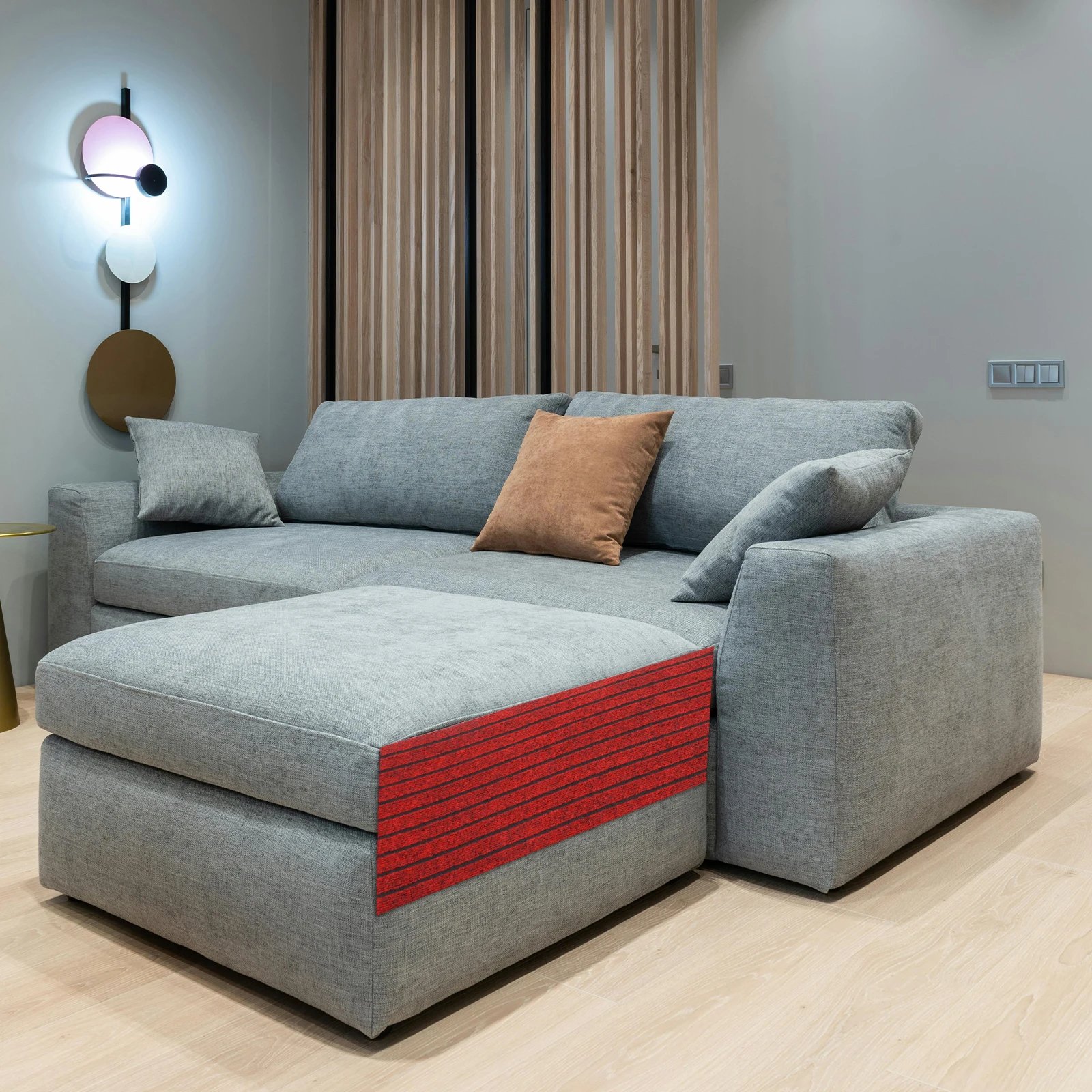 

Cuttable Self-Adhesive Cat Scratching Carpet Roll Stair Treads Mat Pet-Friendly Furniture Protector for Home Office