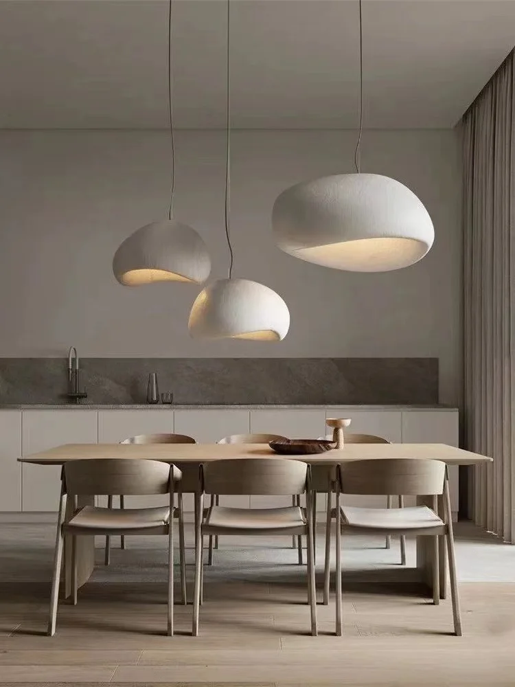 Nordic Wabi Sabi Hanglampen Moderne LED Plafond Kroonluchter Verlichting voor Woonkamer Slaapkamer Eetkamer Home Decor Hanglamp - afbeelding 2
