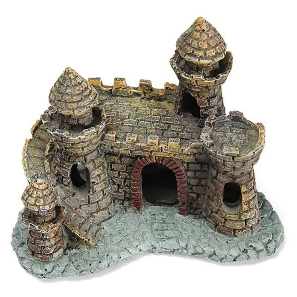 Castle Tower Decoration Environmentally Friendly Odorless Giving You More Realistic Visual Enjoyment Resin Crafts And Non-toxic.