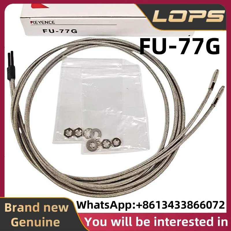 FU-77G KEYENCE Through-beam M4 compression fiber optic sensor, consult for details
