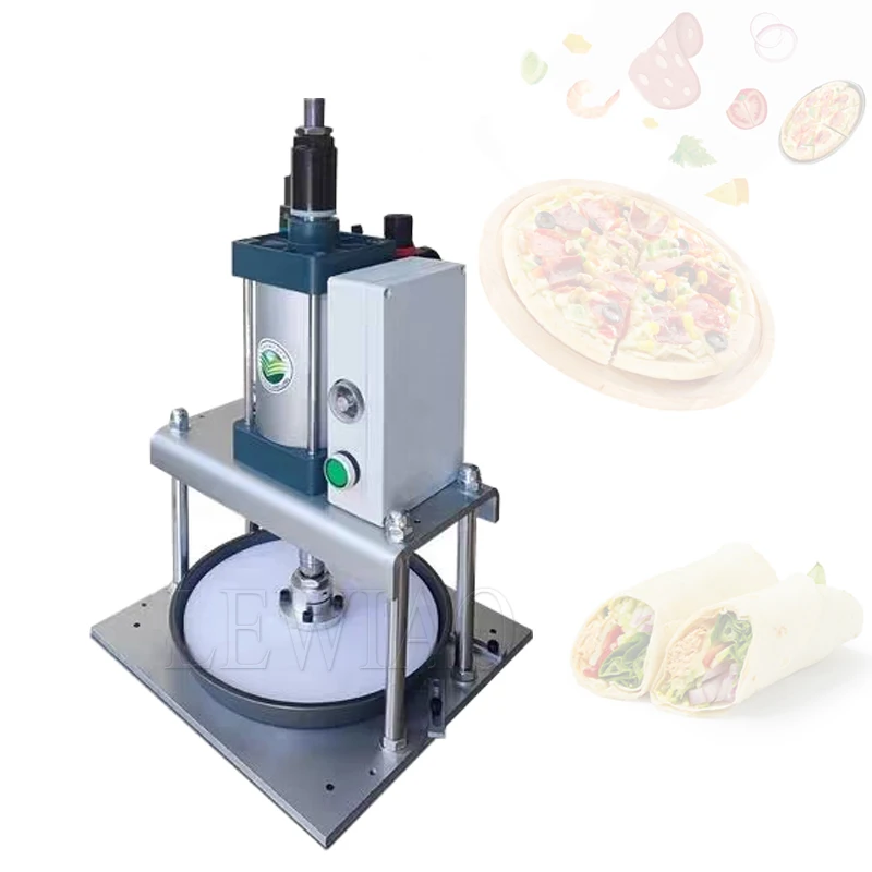 

30cm/25cm Pneumatic Pizza Dough Pressing Machine Tortilla Pie Press Maker Pita Bread Presser Machine Pizza Base Roller Machine