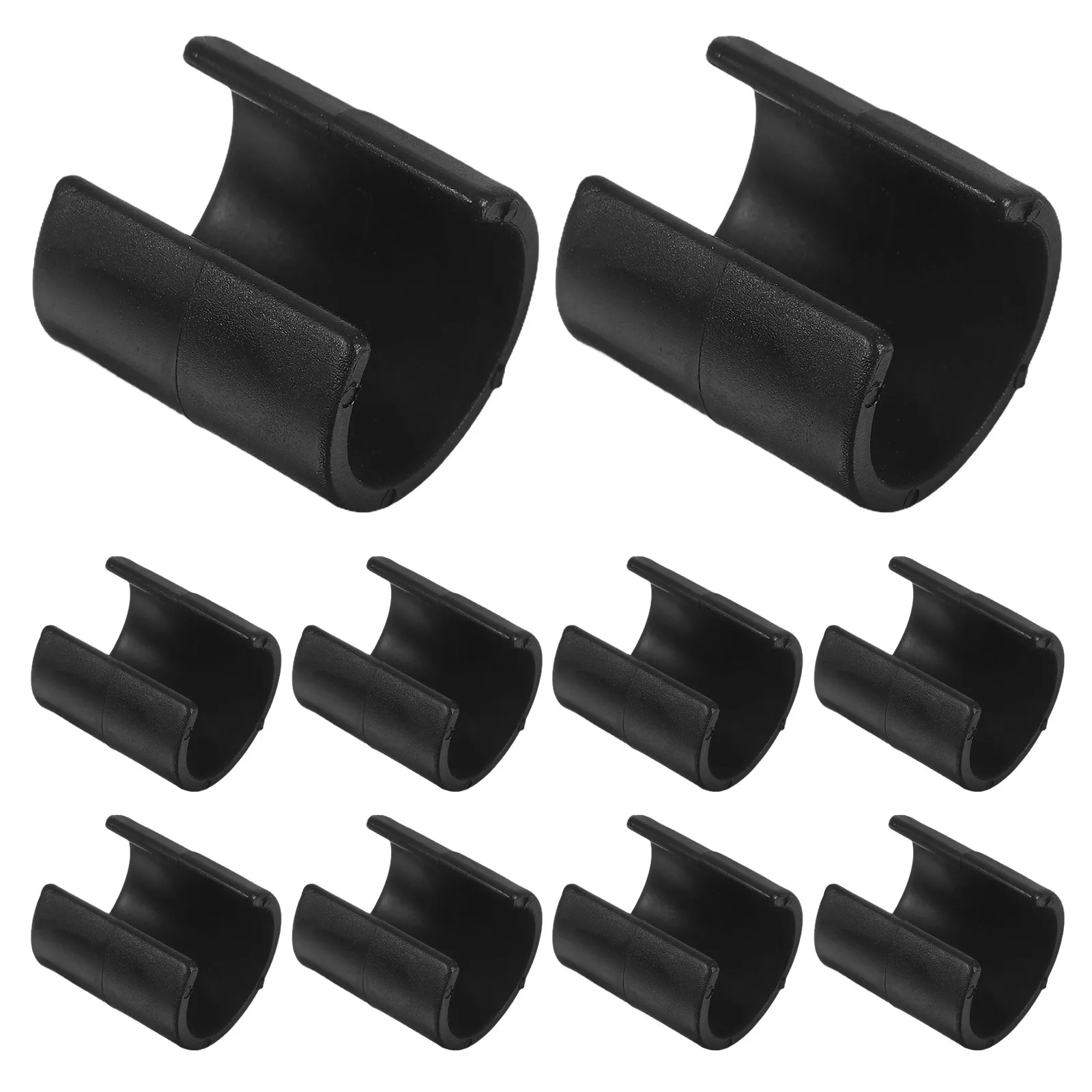 

10pcs Corner Flag Buckles Flag Pole Clips Soccer Training Equipment Plastic Football Field Marker Clips Enhanced Training Pole