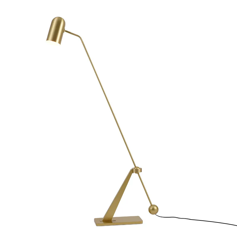 Design Brass Standing Lighting Creative Floor Lamp Family Restaurant Hotel Lobby
