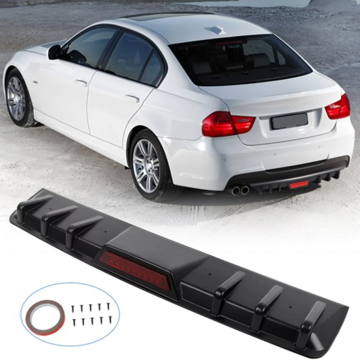 

Для 3-й серии E90 E92 325I 328I задний бампер диффузор спойлер сплиттер