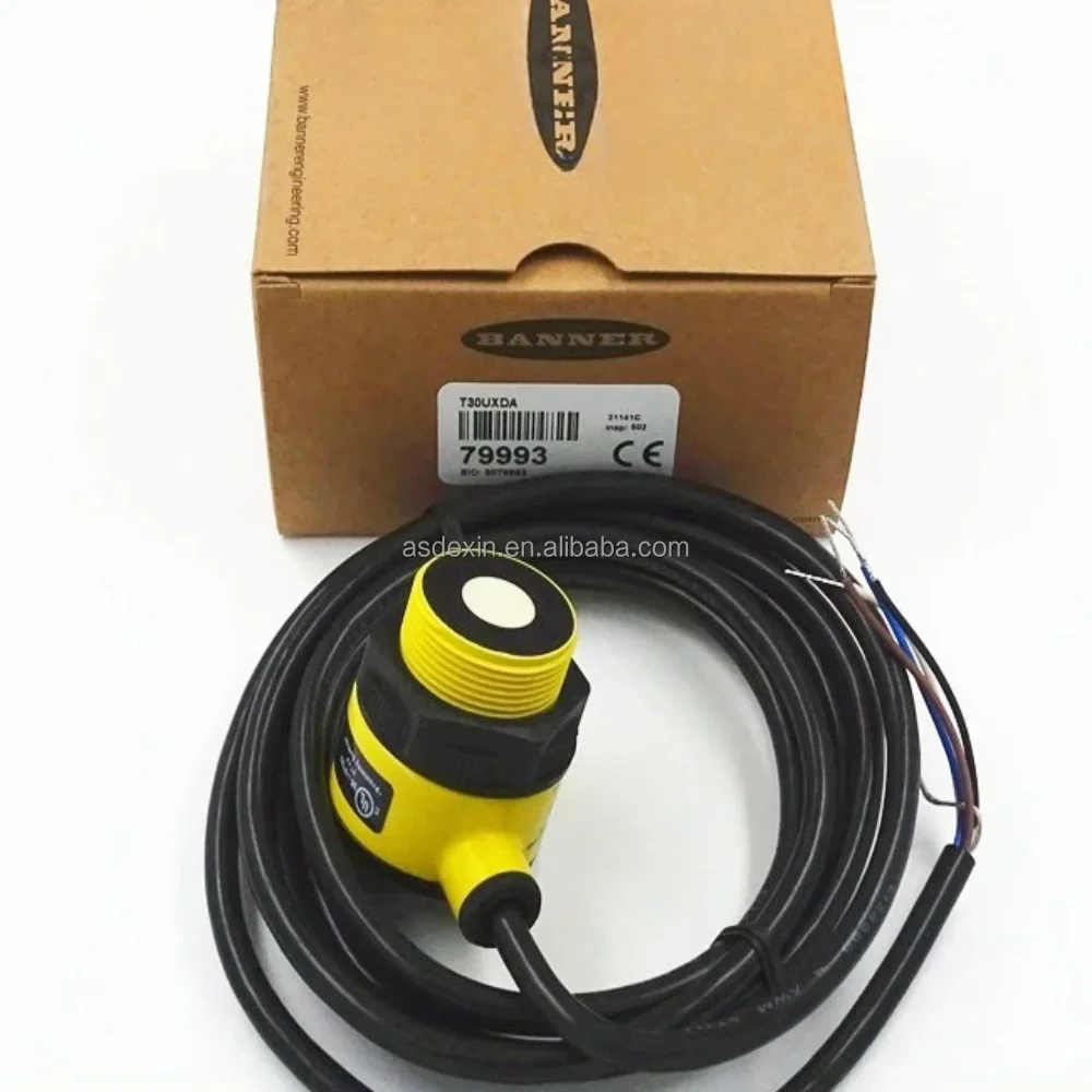 2026/& Original Banner 10V-30 V DC T30UXDA Ultrasonic Sensor for Detecting Objects