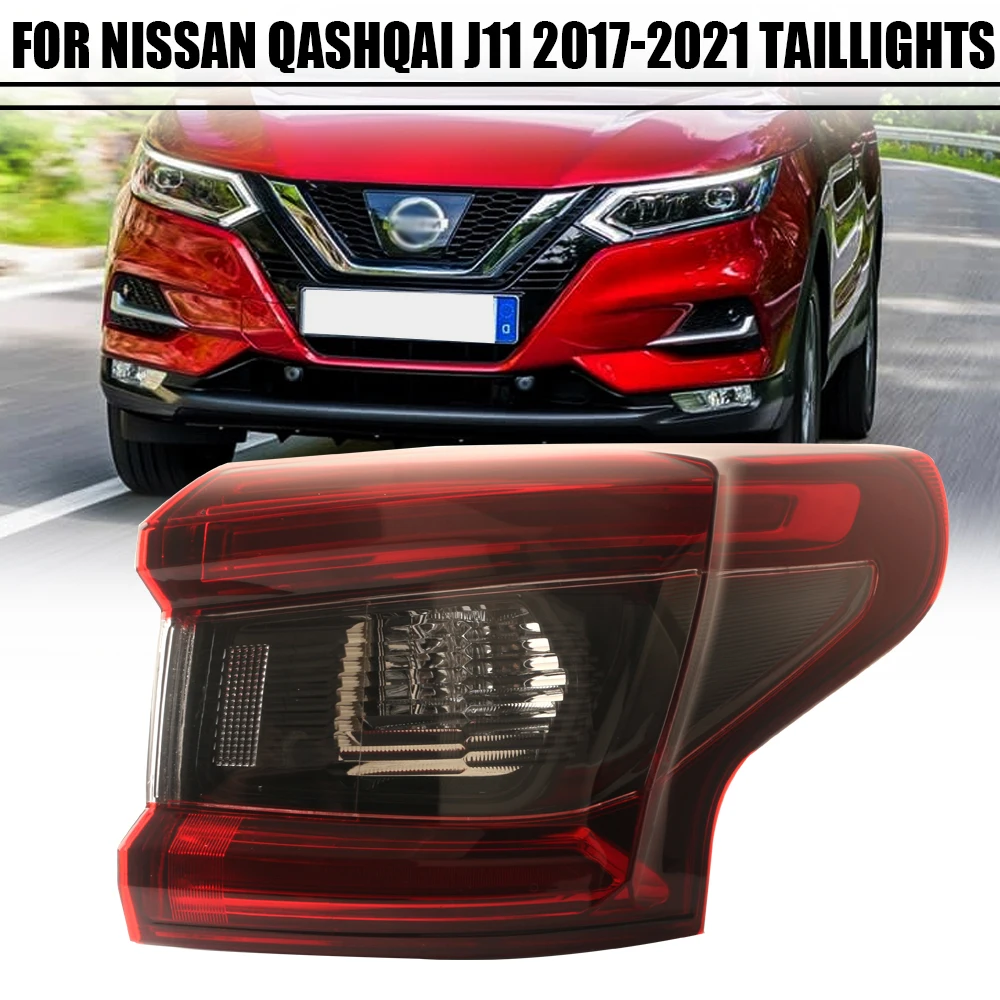 Left/Right Side Tail Lamp For Nissan Qashqai 2017 2018 2019 2020 2021 Rear Tail Light Brake Lamp with