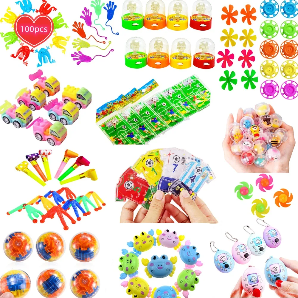 24-100 Pcs Fun Party Favor Set Toys for Kids Birthday Party Wedding Guest Gifts Kindergarten Prizes Christmas Carnival Gift Pack