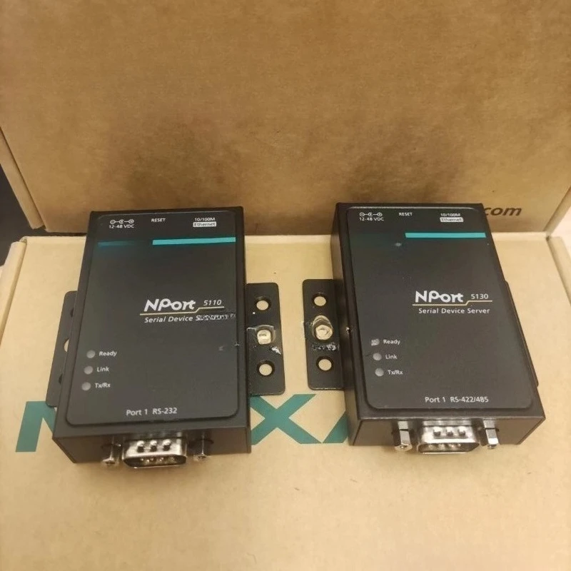 1Pcs Original Genuine MOXA NPort 5110 NPort5130 Serial Server Networking Server