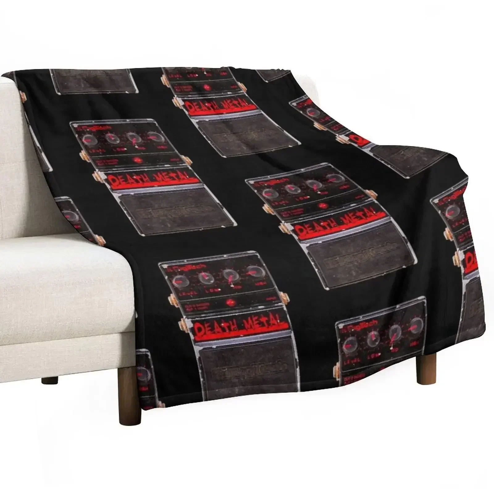 

New Digitech Death Metal Guitar Pedal vintage Throw Blanket blankets and throws Loose bed plaid Blankets