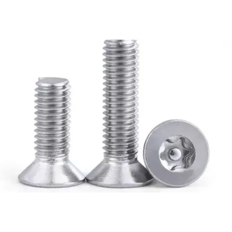 

umqgugap 20pcs M4 stainless steel countersunk plum with column needle mechanical screw furniture decorative screws length 6mm-30