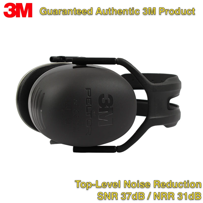 3M Peltor X5A Original Ear Muffs SNR 37dB NRR 31dB Hearing Protection Over-the-Head Noise Cancelling Muffs for Shooting - view 3