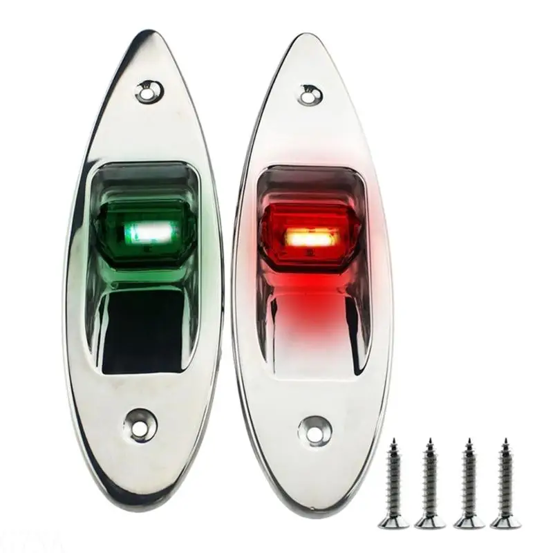 

G7NA High Brightness Energy Efficient LED Navigation Lights for Boats Enhanced Safety on Water with Easy Installation 1 Pair