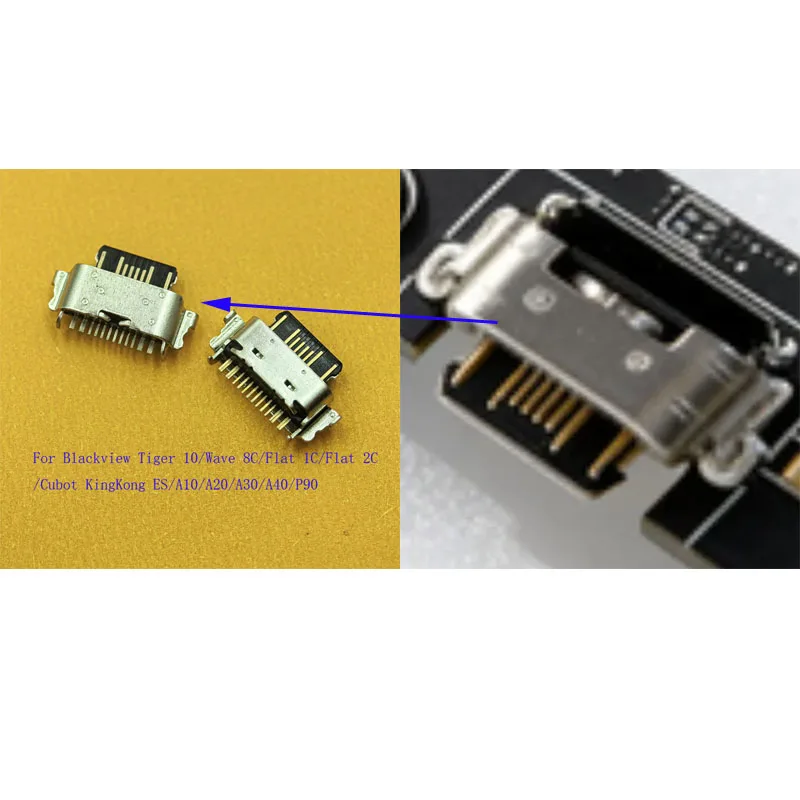 5-50 Stück Dock-Ladeanschluss USB-Stecker für Cubot KingKong ES A10 A20 A30 A40 P90 Blackview Tiger 10 Wave 8C Flat 1C 2C