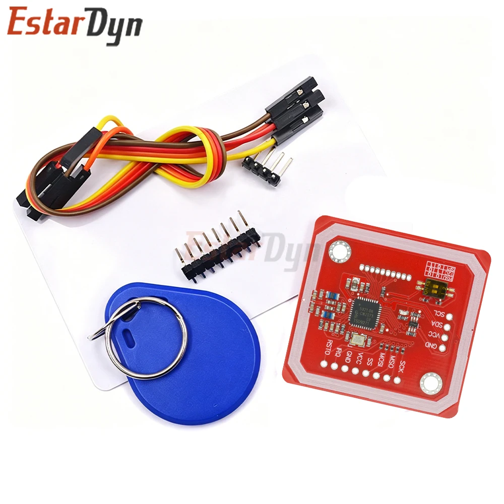 Estardyn PN532 NFC V3 Kit 13.56MHz RFID Reader Writer Module with S50 Card PCB Antenna I2C SPI HSU for Raspberry Pi DIY