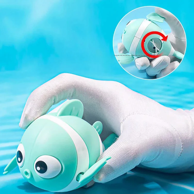 Baby Bath Toys Swing Clownfish Sprinkler Bathtub Spray Water Bath Toy Pool Bathroom Baby Toy for Toddlers Infant Kids Boys Girls