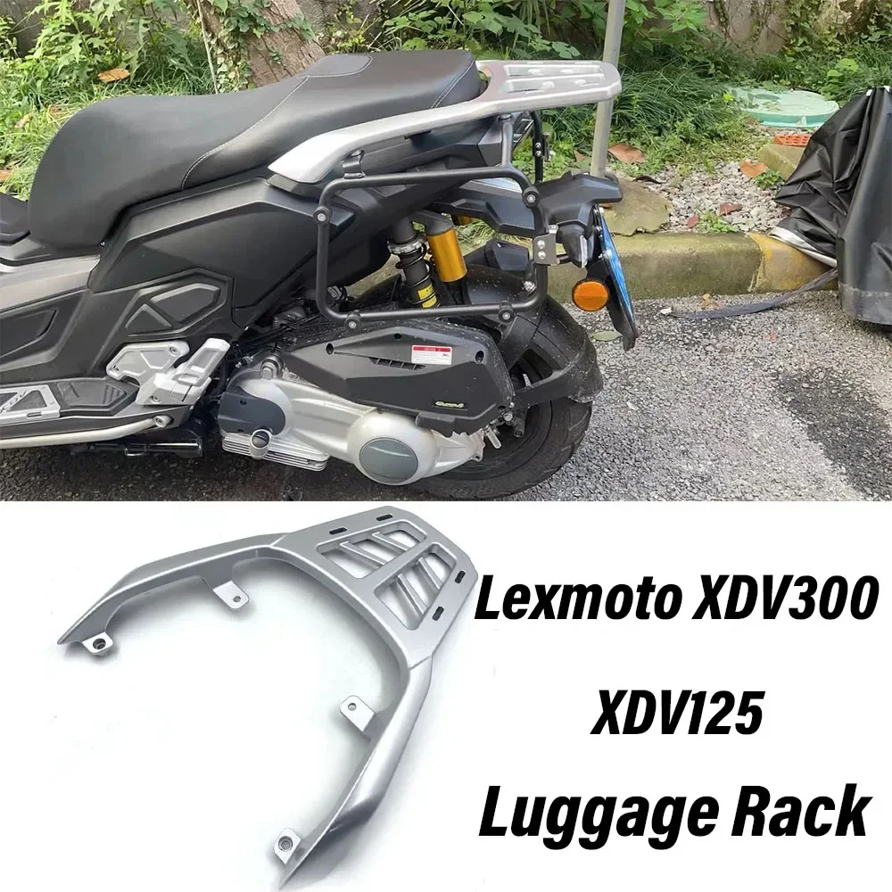 

New Fit Lexmoto XDV300 Motorcycle Accessories Tail Box Bracket Support Bar Bracket Rear Luggage Rack For Lexmoto XDV300 XDV125