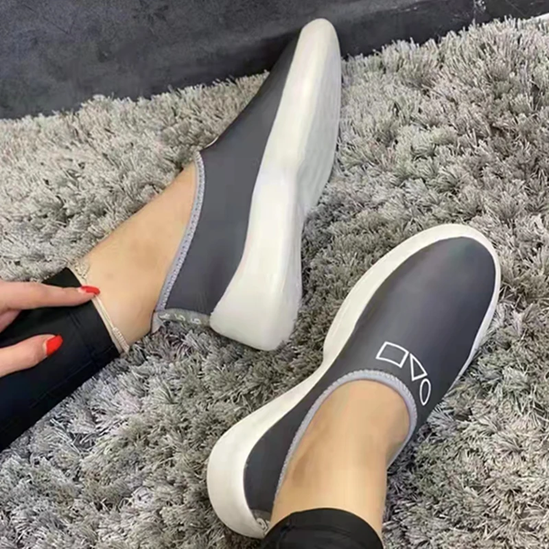 BKQU 2022 Summer Platform Sneakers Women Character Casual Shoes Plus Size Women Shoes 43 Shoes for Women Sneakers Slip-On
