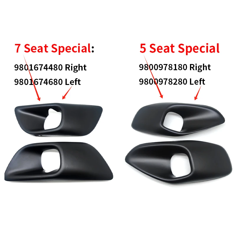 

9800978180 9800978280 9801674480 9801674680 for Citroen C4 Picasso Original new froner trim Front bumper fog light frame 5 seats